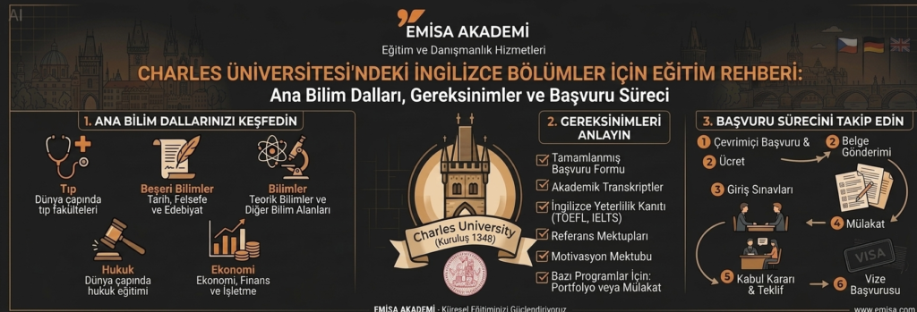Charles Üniversitesi'ndeki İngilizce Bölümler İçin Eğitim Rehberi"
