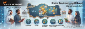 لوحة تحكم تحليلات تحسين محركات البحث (SEO) لشركة إميسا ديجيتال تعرض بيانات النمو والخدمات الرقمية لفريق عمل محترف في مكتب حديث.