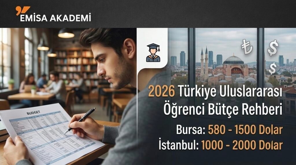 2026 Türkiye uluslararası öğrenci bütçe rehberi: Bursa ve İstanbul'da aylık yaşam maliyeti ve eğitim giderleri karşılaştırması