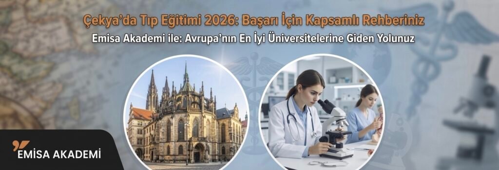 Emisa Akademi ile Çekya'da Tıp Eğitimi 2026: Avrupa'da tıp fakültesi okumak isteyen öğrenciler için eğitim ve kariyer rehberi.