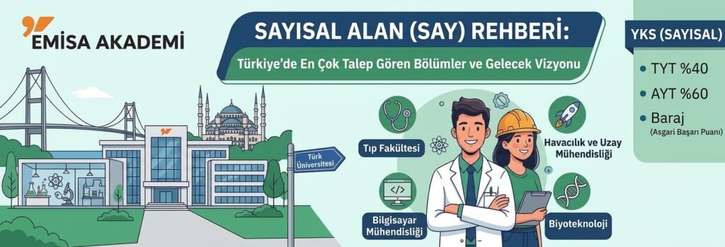 Emisa Akademi Sayısal Alan (SAY) Rehberi ve YKS Hazırlık Süreci"